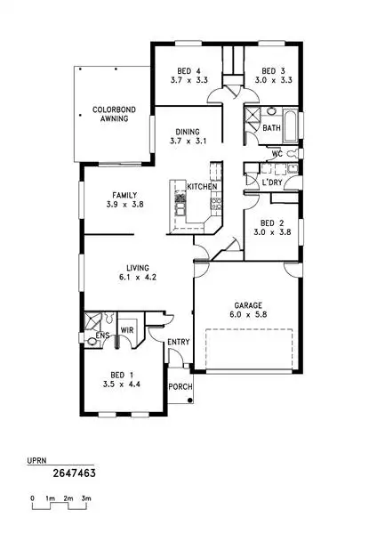Floorplan of Homely house listing, Address available on request