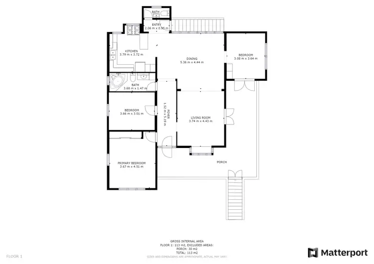 Floorplan of Homely house listing, 67 WOODEND ROAD, Woodend QLD 4305