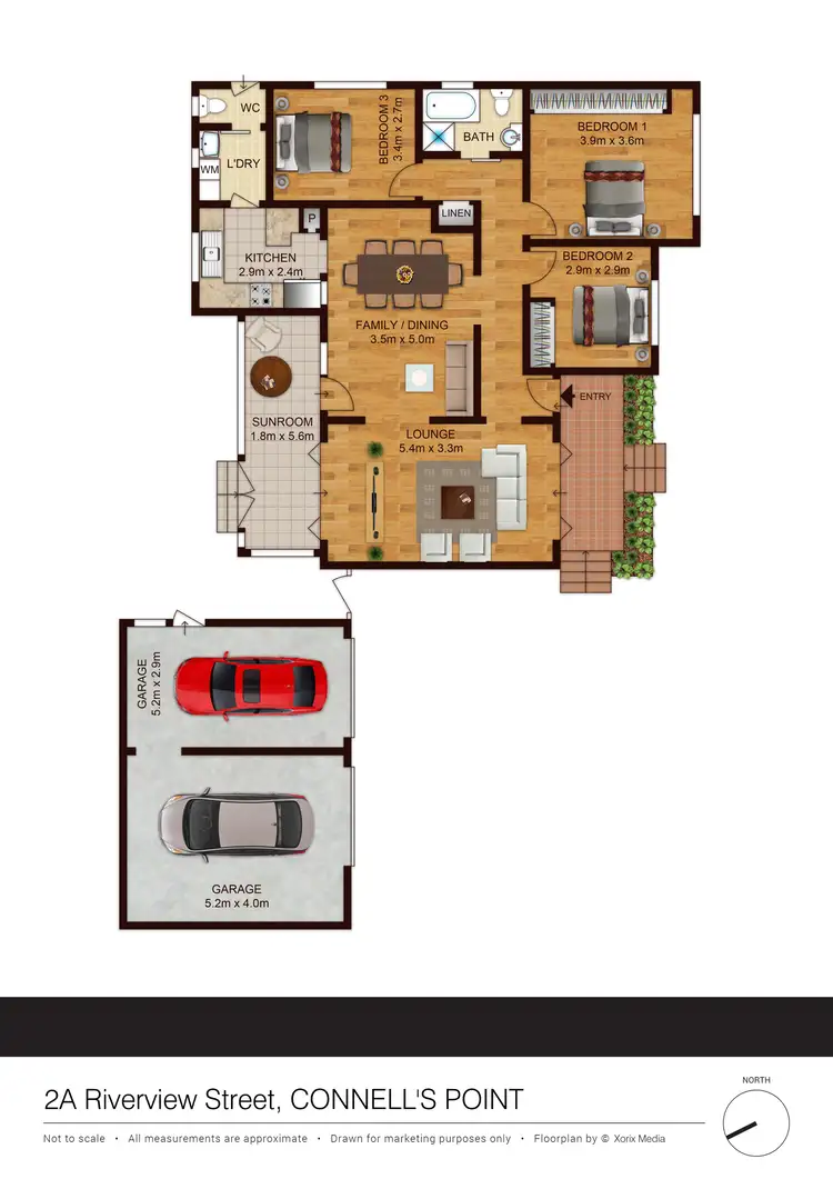 Floorplan of Homely house listing, 2A Riverview Avenue, Connells Point NSW 2221