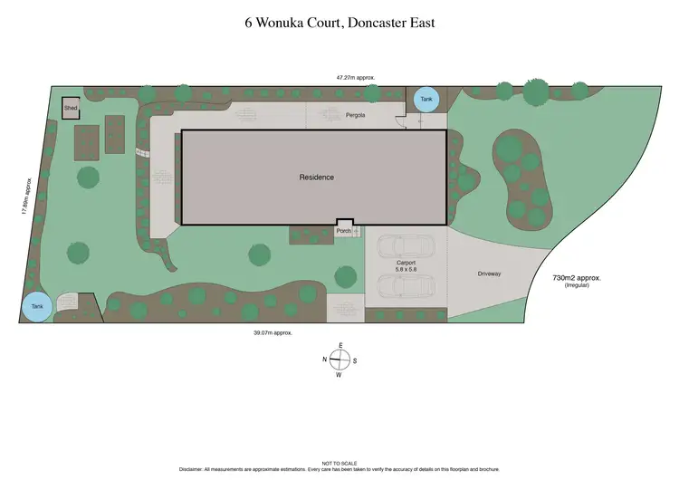 Floorplan of Homely house listing, 6 Wonuka Court, Doncaster East VIC 3109