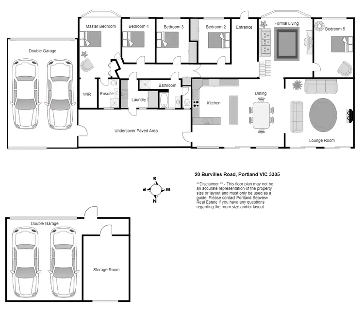 Floorplan of Homely house listing, 20 Burvilles Road, Portland VIC 3305