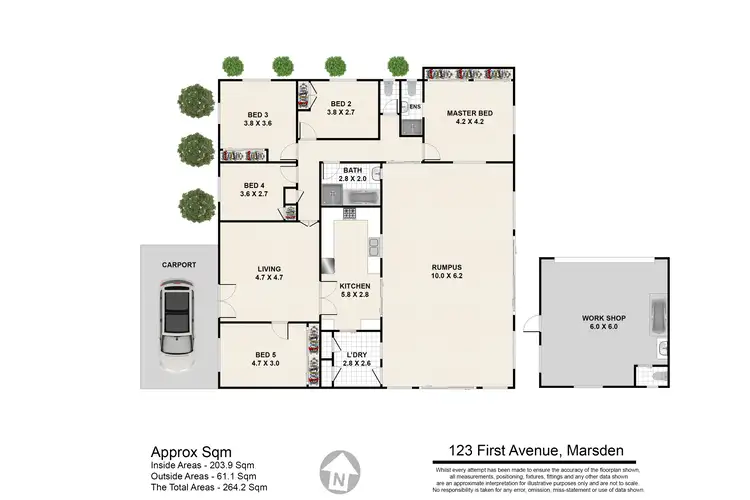 Floorplan of Homely house listing, 123 First Avenue, Marsden QLD 4132