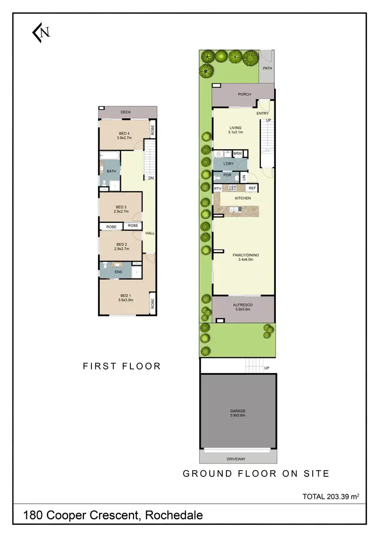 Floorplan of Homely terrace listing, 180 Cooper Crescent, Rochedale QLD 4123