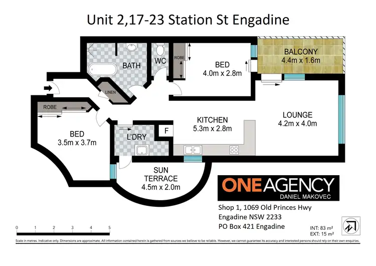 Floorplan of Homely apartment listing, 2/17 Station Street, Engadine NSW 2233