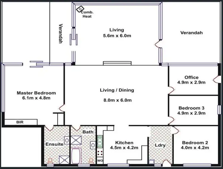 Floorplan of Homely house listing, 2 Coorong Lane, Coorong SA 5264