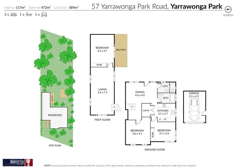 Floorplan of Homely house listing, 57 Yarrawonga Park Road, Yarrawonga Park NSW 2264
