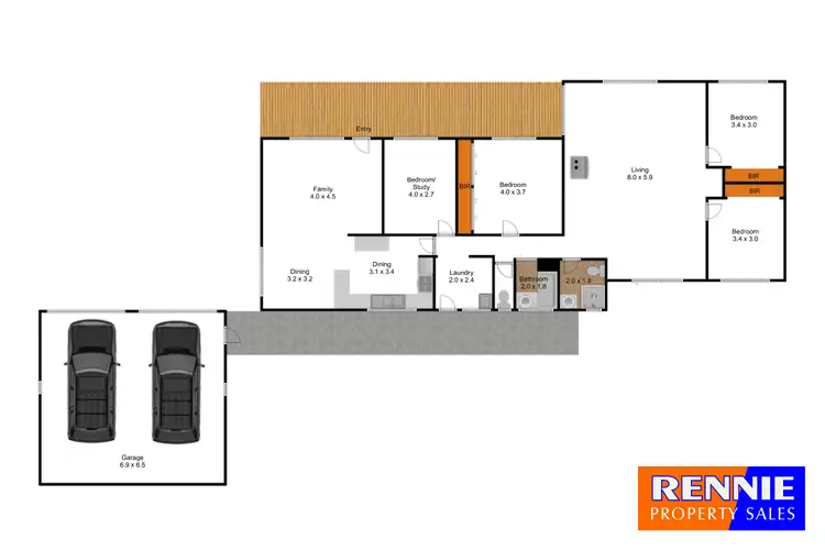 Floorplan of Homely rural property listing, 105 Hirsts Road, Boolarra VIC 3870