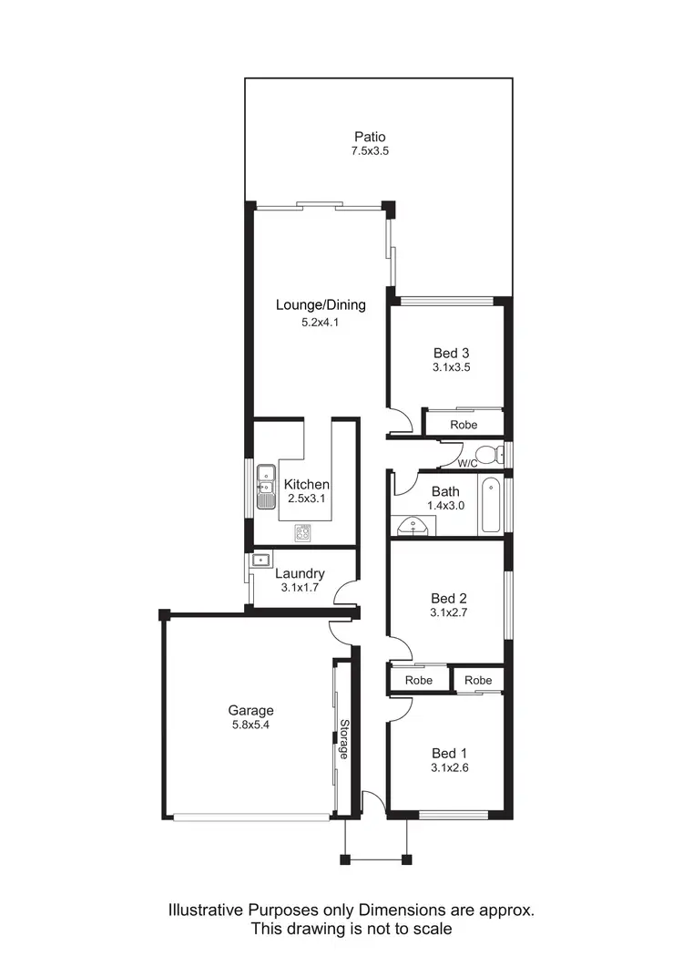 Floorplan of Homely house listing, 8 Goodhew Close, Bentley Park QLD 4869