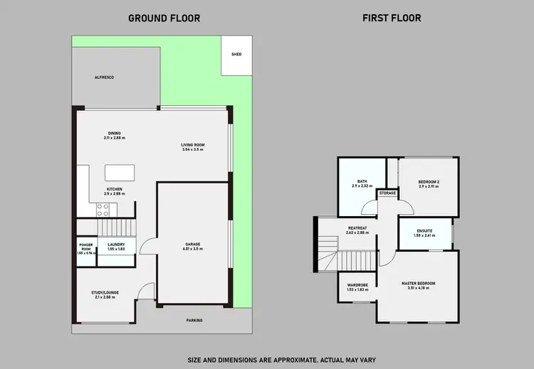 Floorplan of Homely townhouse listing, 27/17 Golden Elm Way, Lyndhurst VIC 3975