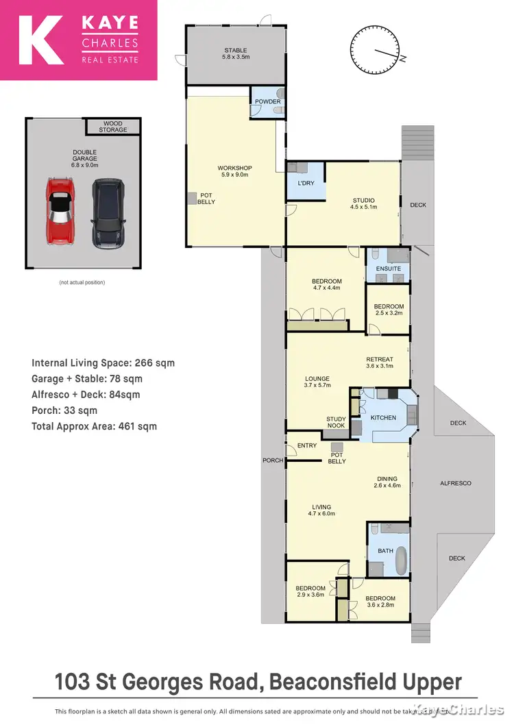 Floorplan of Homely house listing, 103 St Georges Road, Beaconsfield Upper VIC 3808
