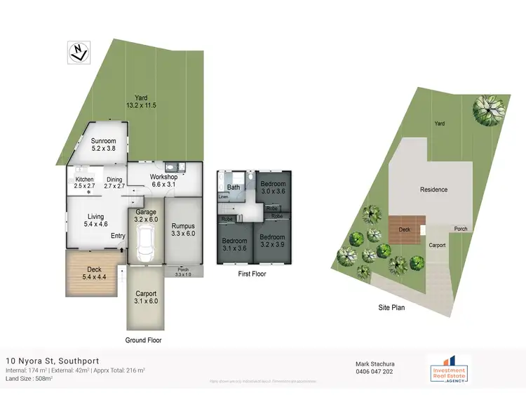 Floorplan of Homely house listing, 10 Nyora Street, Southport QLD 4215