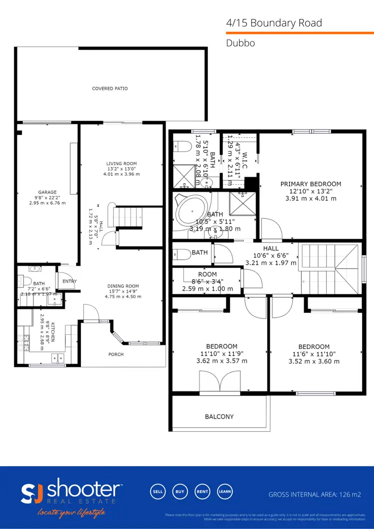 Floorplan of Homely unit listing, 4/15 Boundary Road, Dubbo NSW 2830