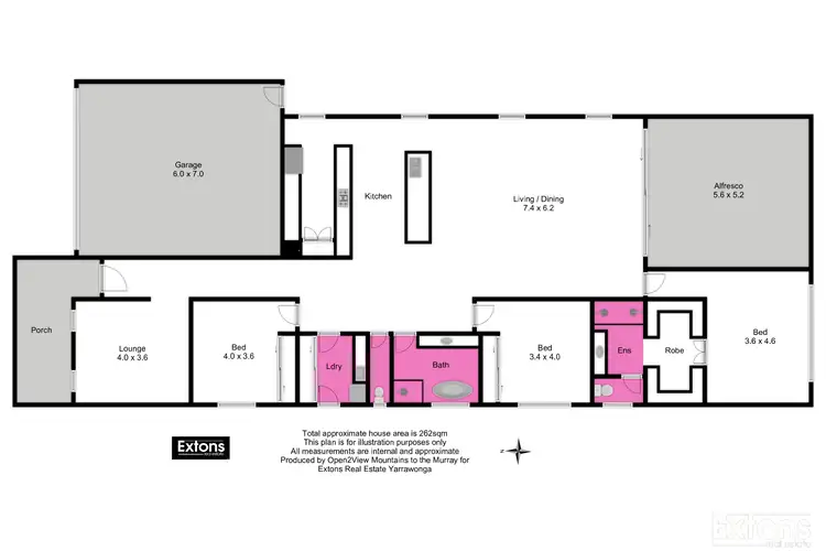 Floorplan of Homely house listing, 5 CHARTER WAY, Yarrawonga VIC 3730