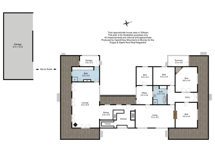 Floorplan of Homely rural property listing, 511 AVENEL-NAGAMBIE ROAD, Avenel VIC 3664