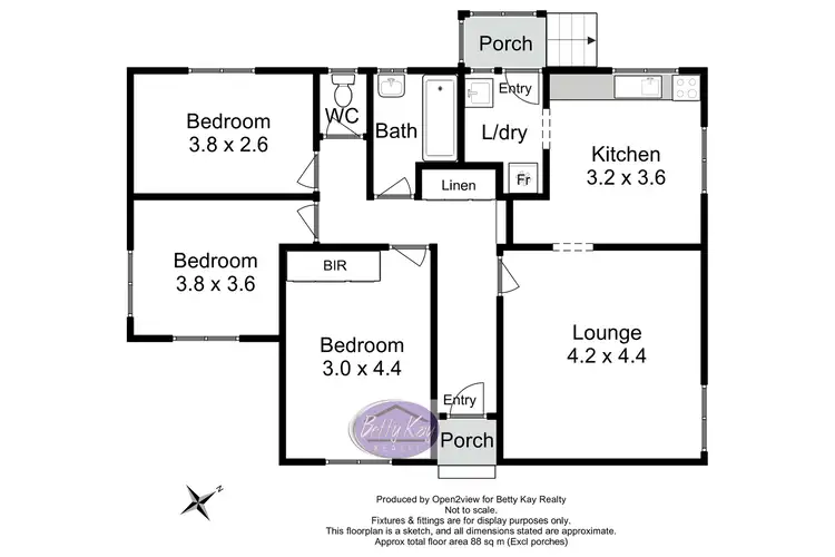 Floorplan of Homely house listing, 6 Lialeeta Crescent, Smithton TAS 7330