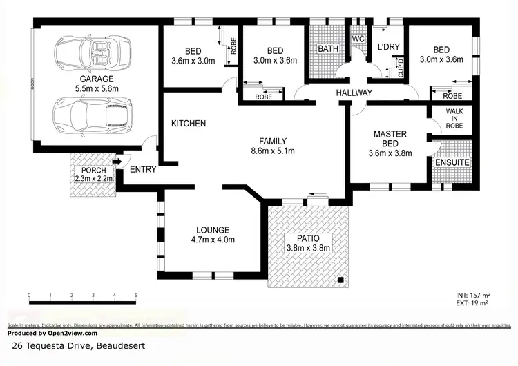Floorplan of Homely house listing, 26 Tequesta Drive, Beaudesert QLD 4285