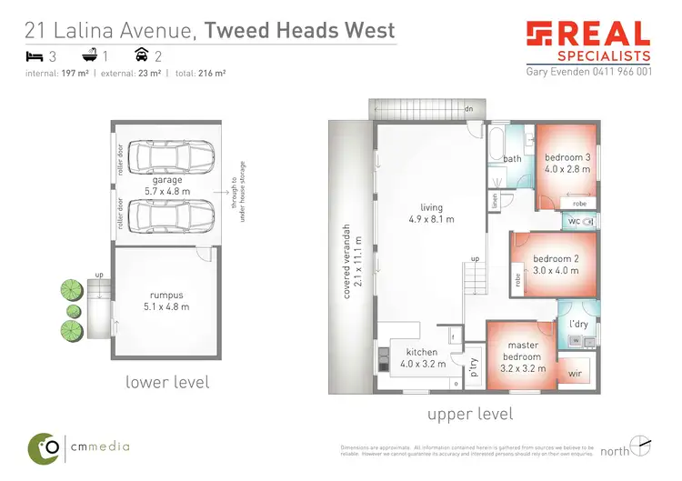 Floorplan of Homely house listing, 21 Lalina Avenue, Tweed Heads West NSW 2485