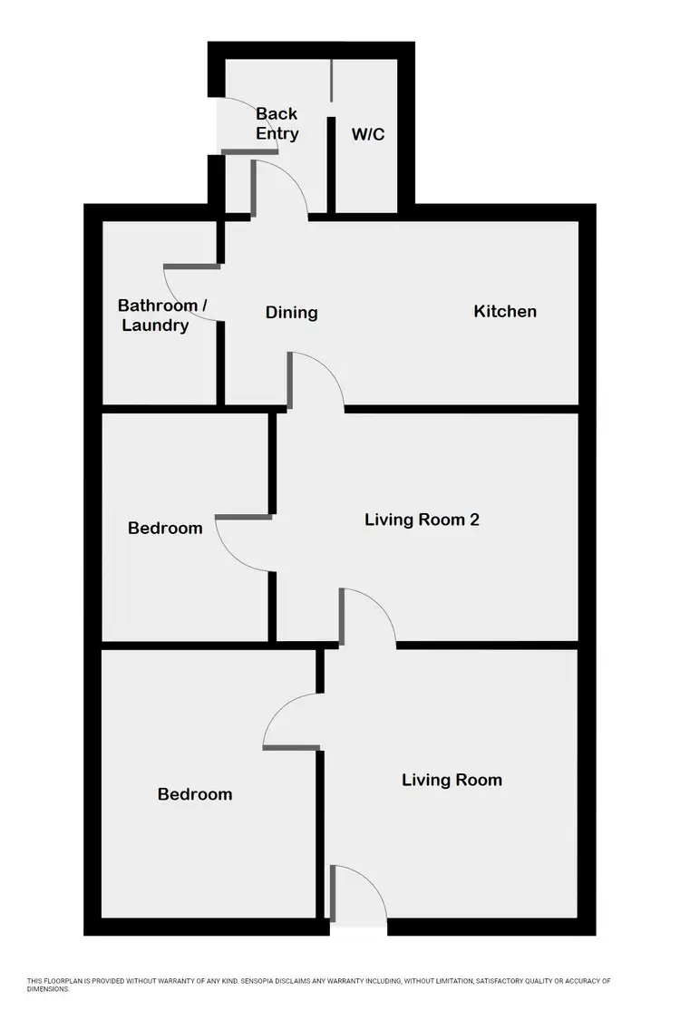 Floorplan of Homely house listing, 8 Lake Street, Rainbow VIC 3424