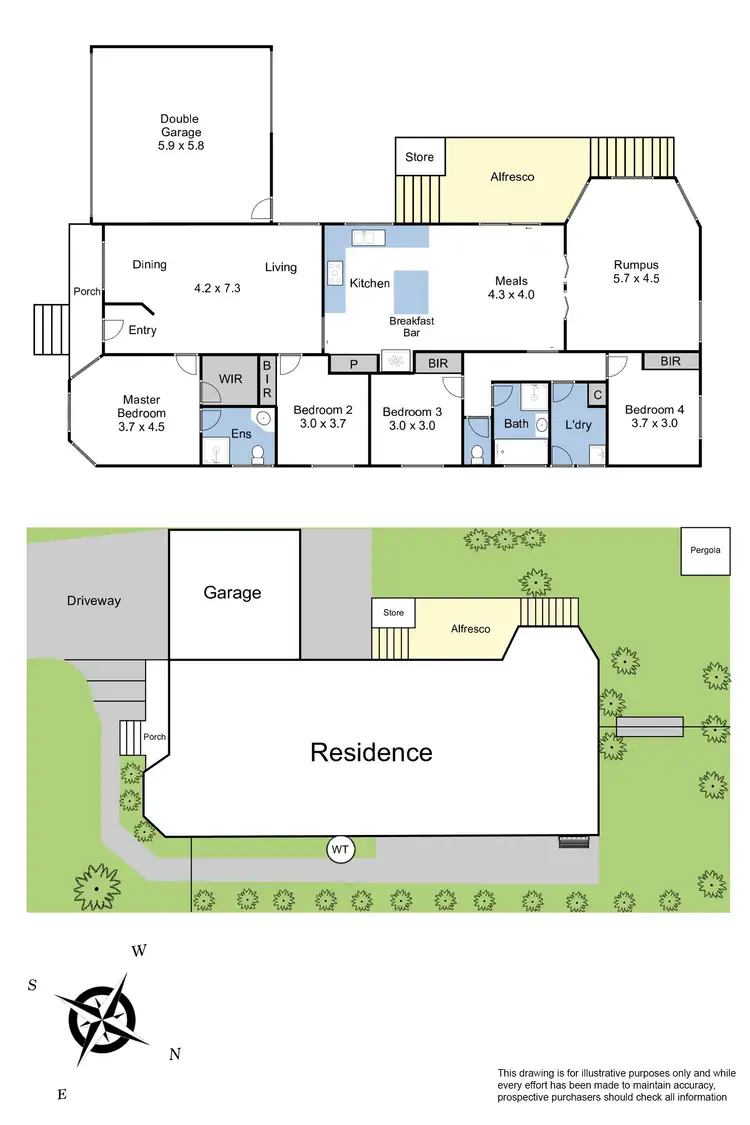 Floorplan of Homely house listing, 3 SANDILANDS COURT, Narre Warren North VIC 3804
