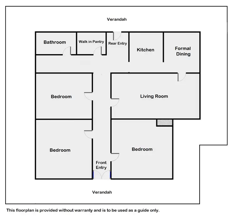 Floorplan of Homely house listing, 58 Railway Street, Rainbow VIC 3424
