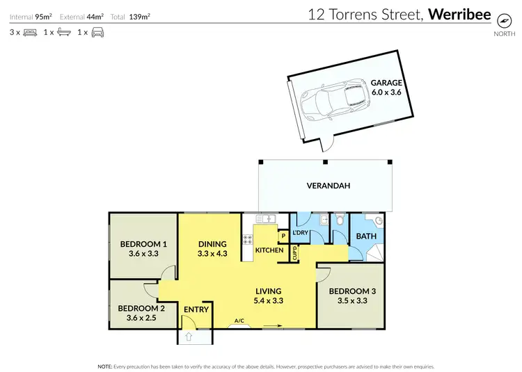 Floorplan of Homely house listing, 12 Torrens Street, Werribee VIC 3030