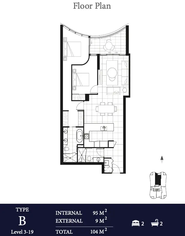Floorplan of Homely unit listing, Address available on request