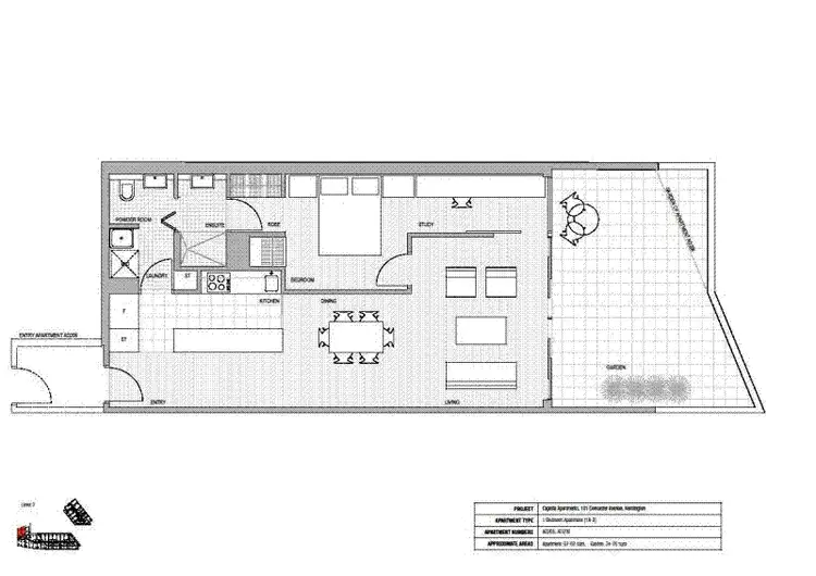 Floorplan of Homely apartment listing, 205D 250 Anzac Parade, Kensington NSW 2033