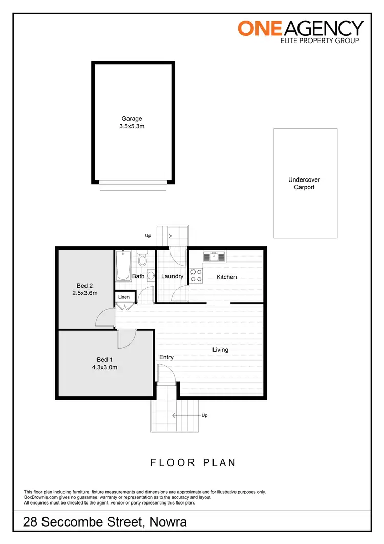 Floorplan of Homely house listing, 28 Seccombe Street, Nowra NSW 2541