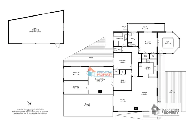 Floorplan of Homely house listing, 6 Tink Taylor Avenue, Sisters Beach TAS 7321