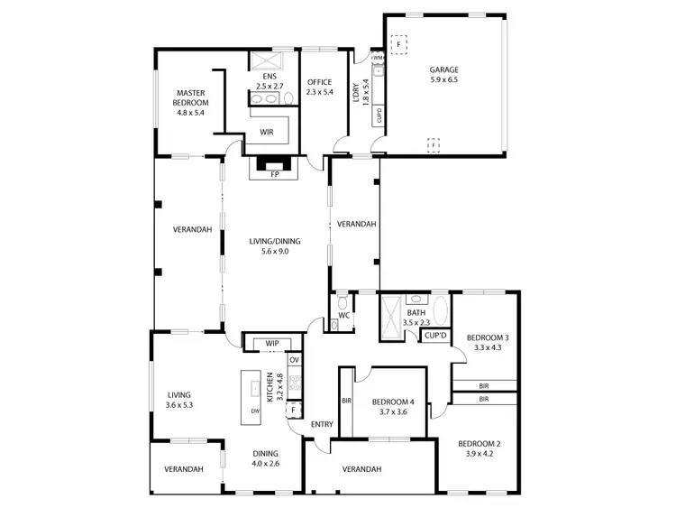 Floorplan of Homely house listing, 120B Malcolm Street, Mansfield VIC 3722