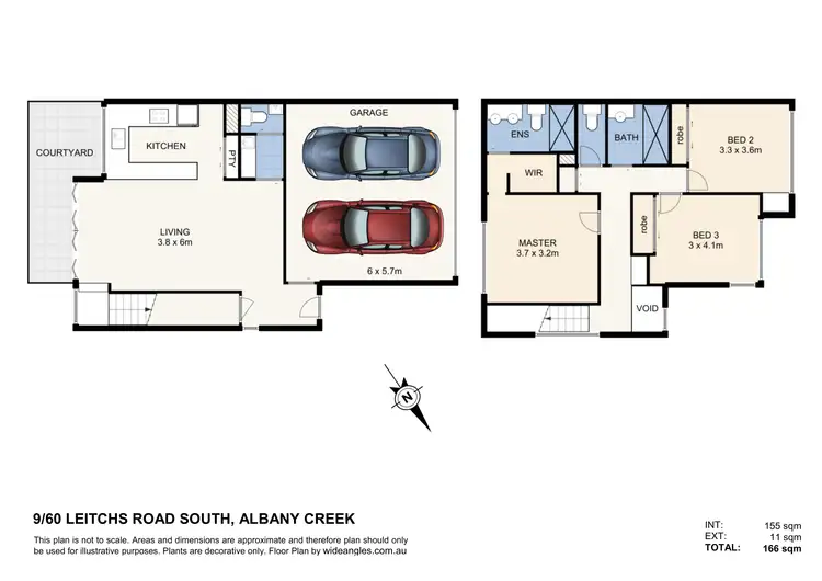 Floorplan of Homely townhouse listing, 9/60 Leitchs Road South, Albany Creek QLD 4035