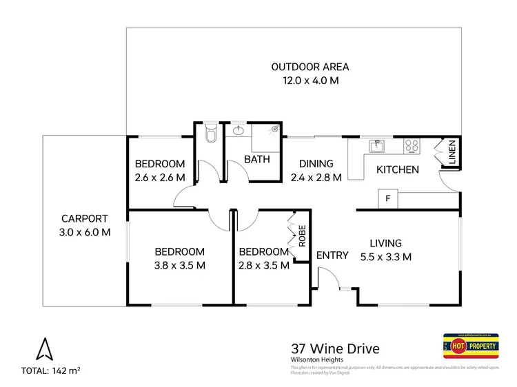 Floorplan of Homely house listing, 37 Wine Drive, Wilsonton Heights QLD 4350