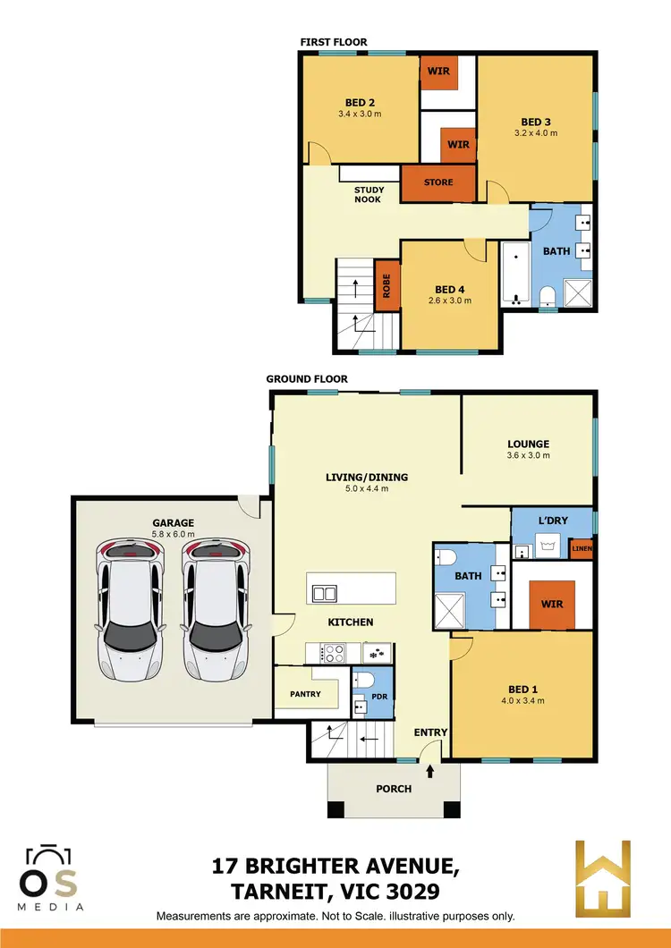 Floorplan of Homely house listing, 17 Brighter Avenue, Tarneit VIC 3029