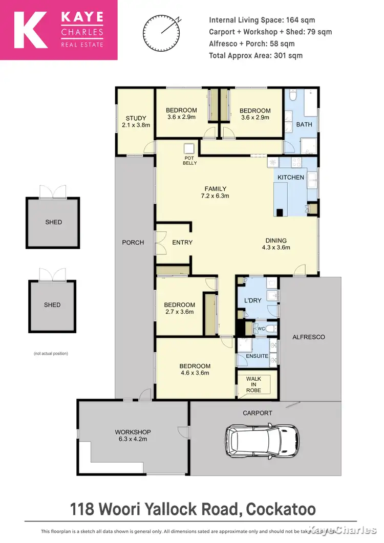 Floorplan of Homely house listing, 118 Woori Yallock Road, Cockatoo VIC 3781