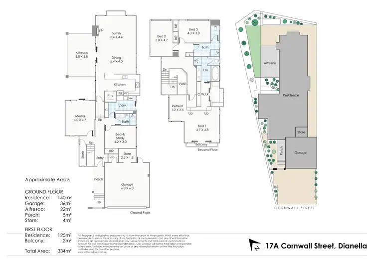 Floorplan of Homely house listing, 17A Cornwall Street, Dianella WA 6059