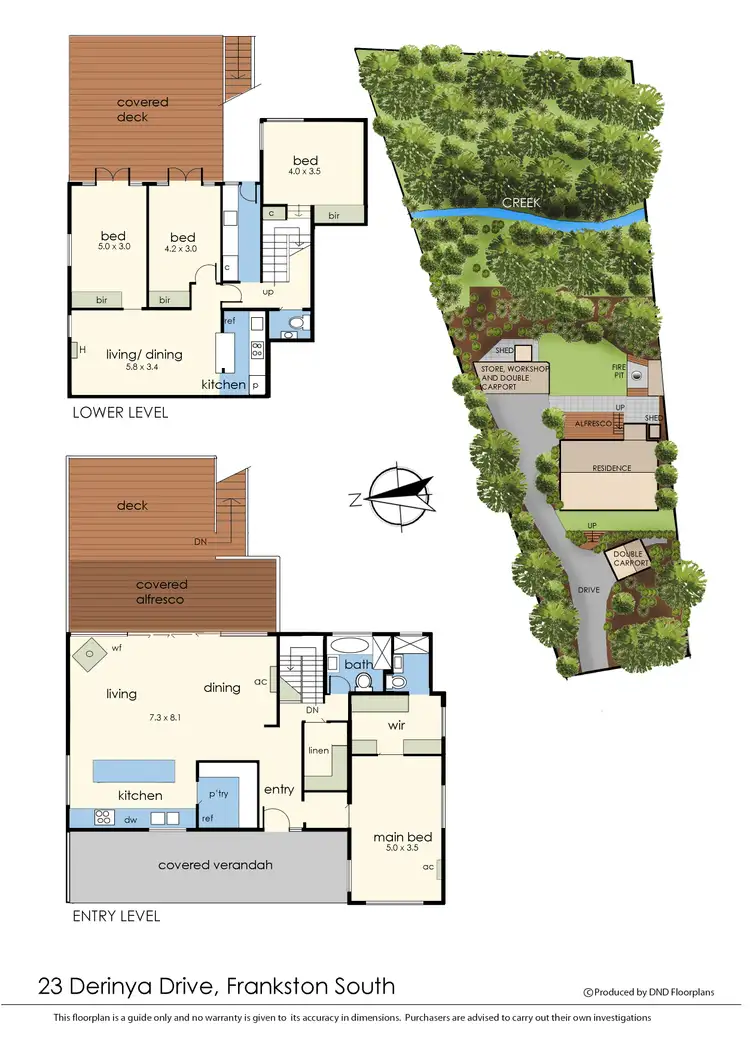 Floorplan of Homely house listing, 23 Derinya Drive, Frankston South VIC 3199