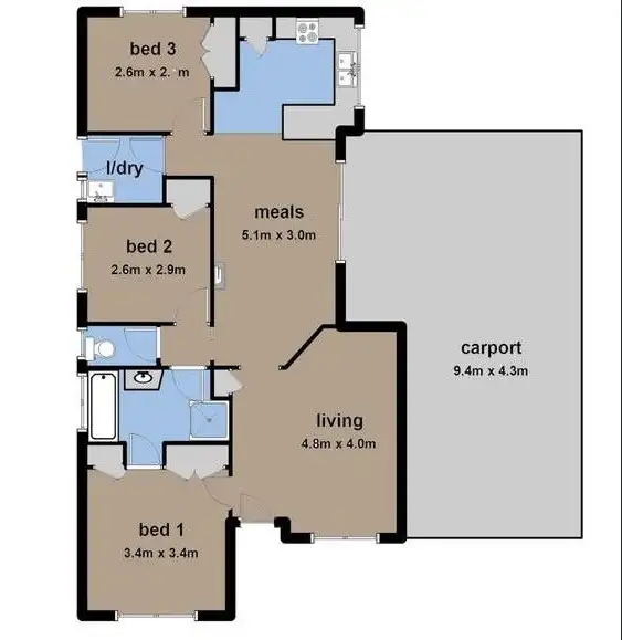 Floorplan of Homely house listing, 10 McMaster Court, Pakenham VIC 3810
