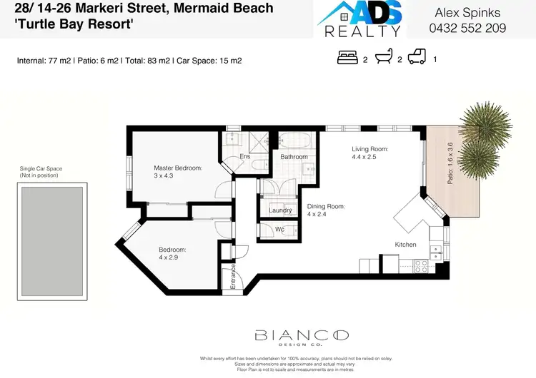 Floorplan of Homely apartment listing, 28/14-26 Markeri Street, Mermaid Beach QLD 4218