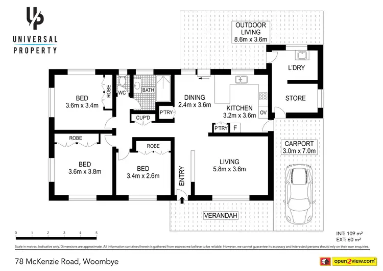 Floorplan of Homely house listing, 78 Mckenzie Road, Woombye QLD 4559