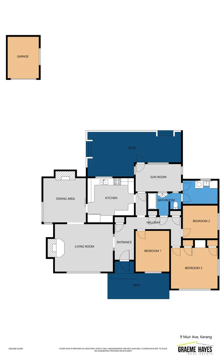 Floorplan of Homely house listing, 9 Muir Avenue, Kerang VIC 3579