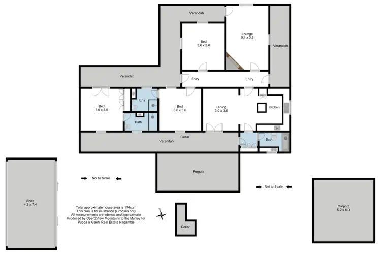 Floorplan of Homely house listing, 17 Prentice St, Nagambie VIC 3608