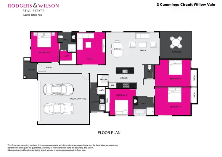 Floorplan of Homely house listing, 2 Cummings Circuit, Willow Vale QLD 4209