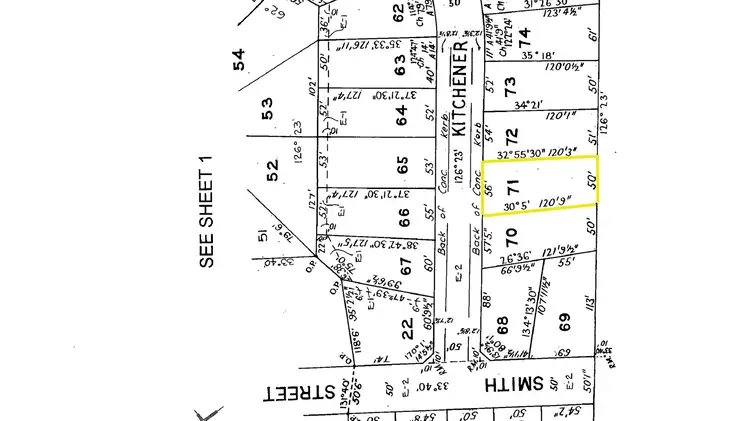 Floorplan of Homely land listing, 6 KITCHENER CRESCENT, Seymour VIC 3660