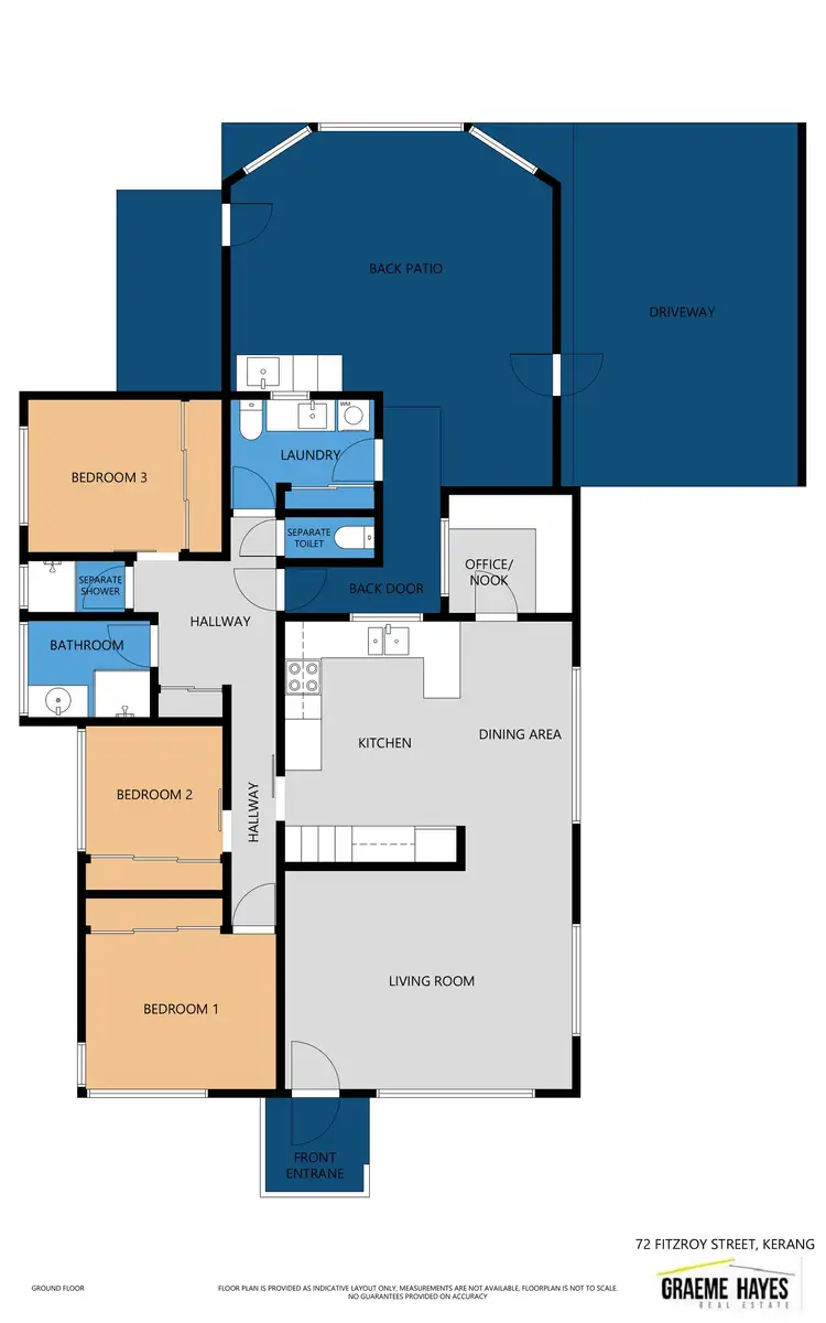 Floorplan of Homely house listing, 72 Fitzroy Street, Kerang VIC 3579