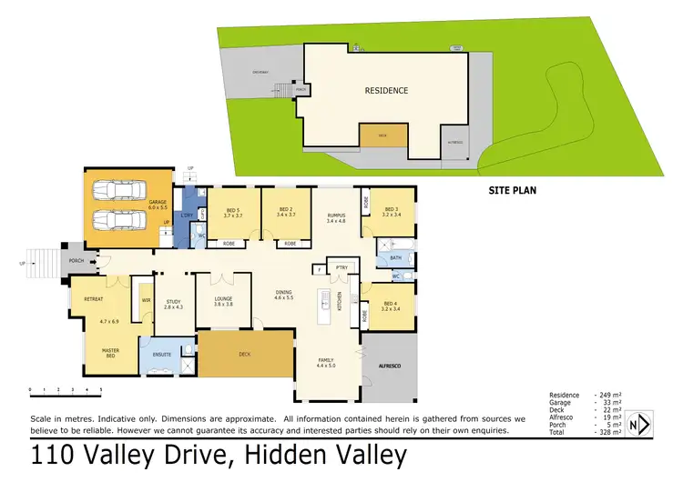 Floorplan of Homely house listing, 110 Valley Drive, Hidden Valley VIC 3756
