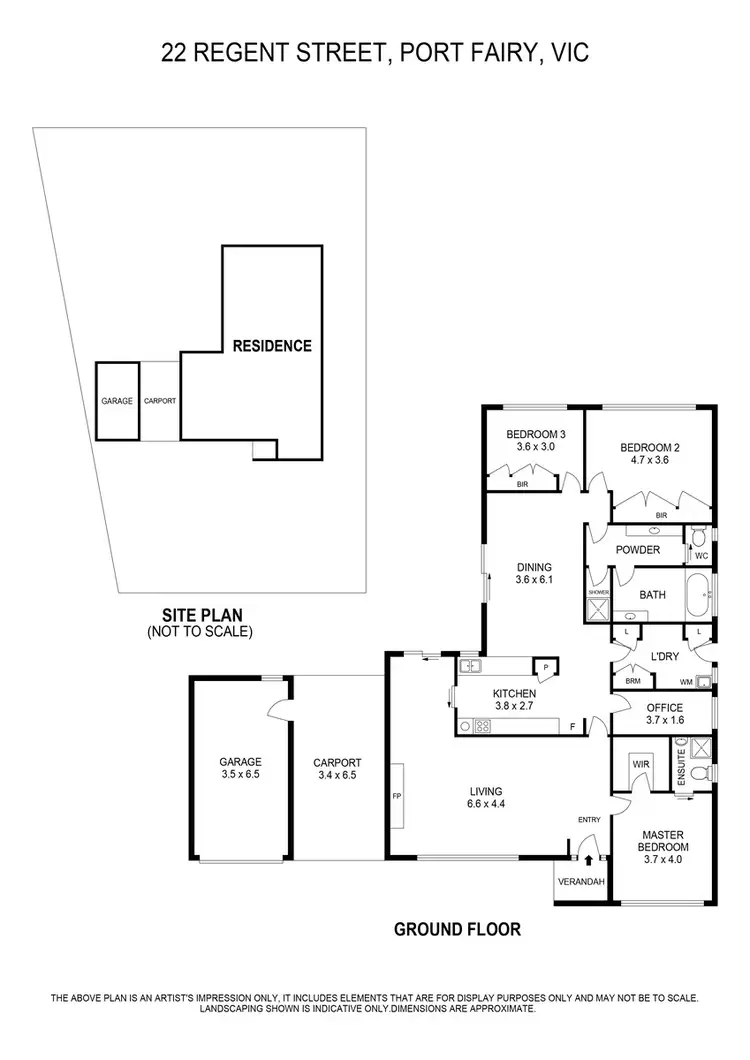 Floorplan of Homely house listing, 22 Regent Street, Port Fairy VIC 3284