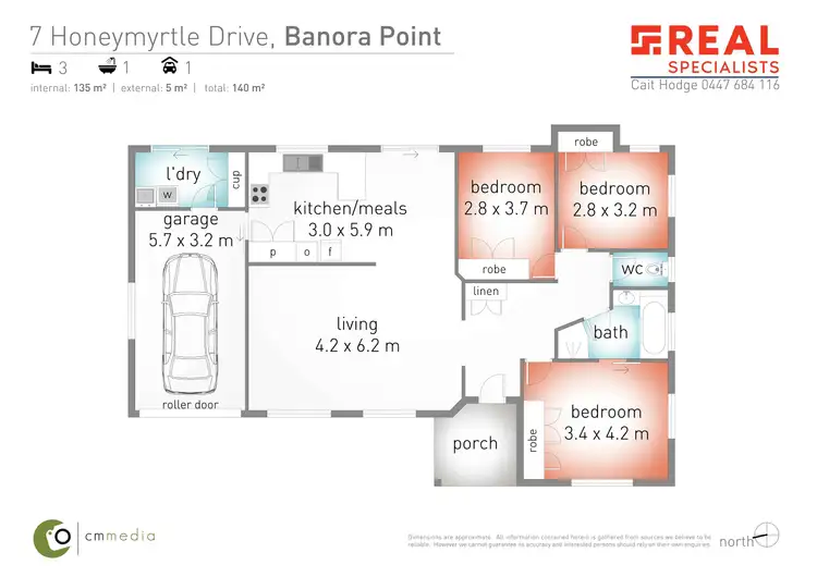 Floorplan of Homely house listing, 7 Honeymyrtle Drive, Banora Point NSW 2486