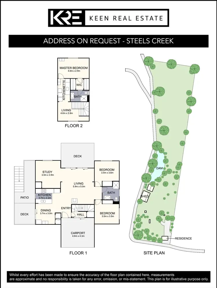 Floorplan of Homely rural property listing, 431 Steels Creek Road, Steels Creek VIC 3775