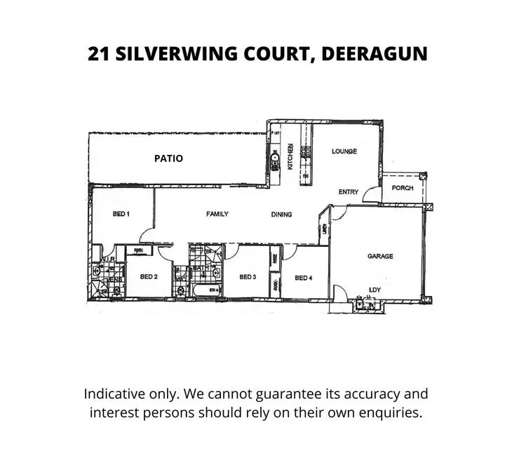 Floorplan of Homely house listing, 21 Silverwing Court, Deeragun QLD 4818
