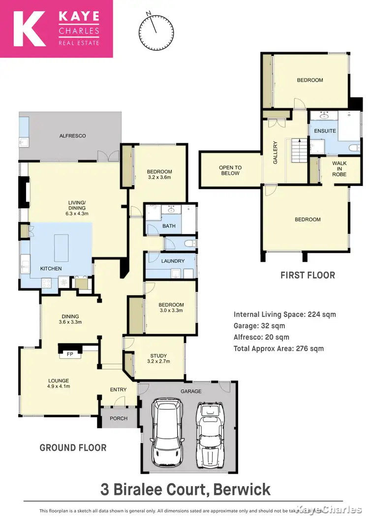 Floorplan of Homely house listing, 3 Biralee Court, Berwick VIC 3806